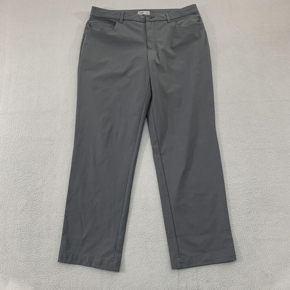 WVRST Athletic Pants Mens 35x28 Gray Stretch Performance Golf Chino Casual
